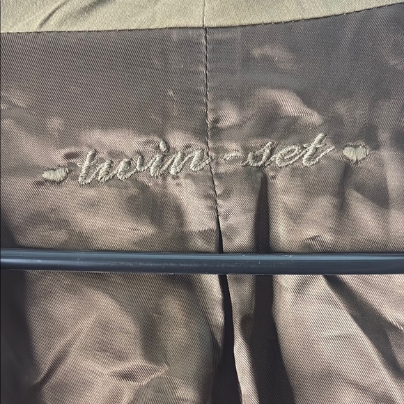 Twin-Set Tan Leather Jacket - Picture 2 of 12